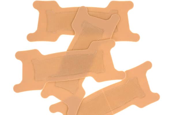 a group of nasal strips
